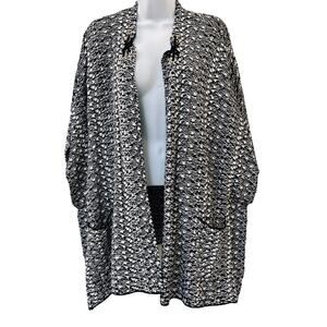 Chico's Knit Cape/ Cloak / Poncho  With Pockets